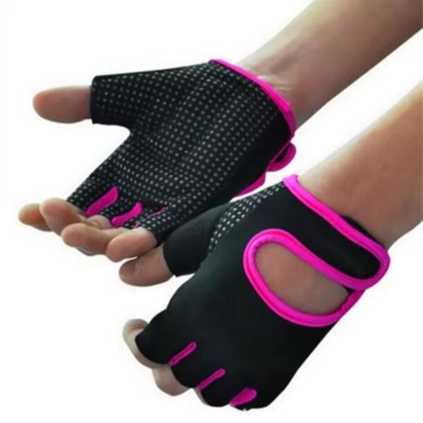 Women’s Size S Half-Finger Gym Gloves for Weight Lifting & Fitness Training – Breathable Neoprene Sports Gloves