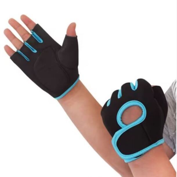 Women’s Size S Half-Finger Gym Gloves for Weight Lifting & Fitness Training – Breathable Neoprene Sports Gloves