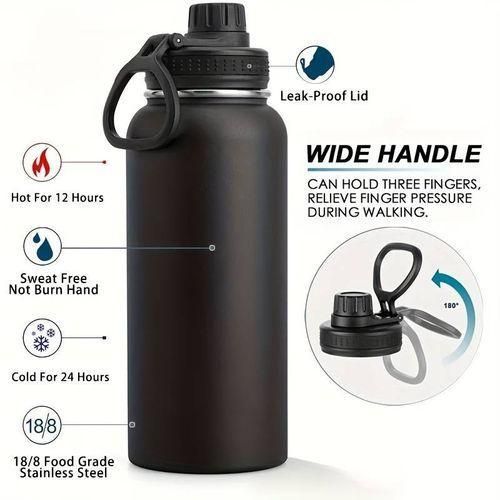 1 Litre Stainless Steel Thermos Mug - Unbreakable Large Capacity Thermos Cup