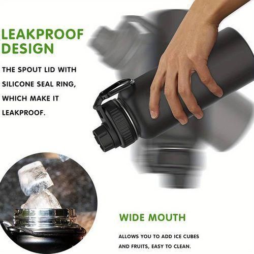 1 Litre Stainless Steel Thermos Mug - Unbreakable Large Capacity Thermos Cup