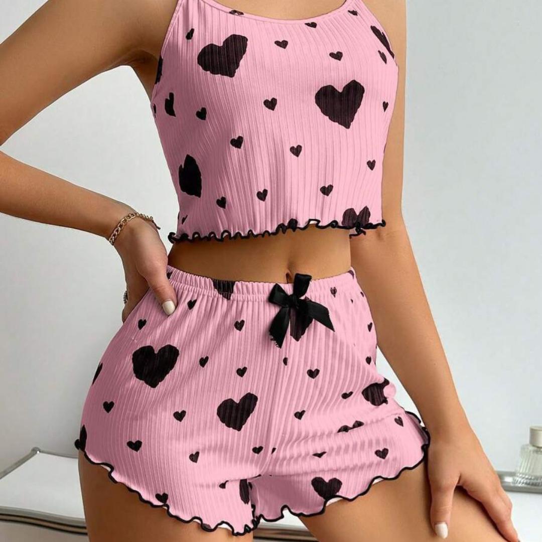 Two piece ladies pajama set