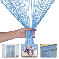 String Door Curtain Suitable For Salon,Kinyozi,Wall Panel Fringe Window Room Divider Blind, Home Patio Bedroom Decorative Tassel Screen Ribbon For Wedding Coffee House