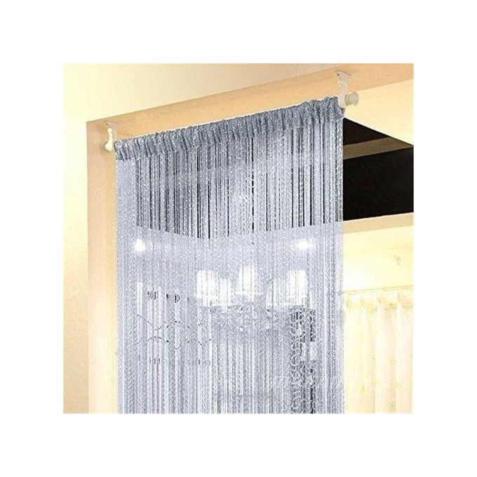 String Door Curtain Suitable For Salon,Kinyozi,Wall Panel Fringe Window Room Divider Blind, Home Patio Bedroom Decorative Tassel Screen Ribbon For Wedding Coffee House