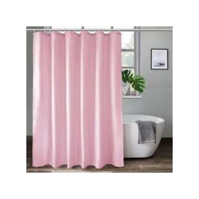 EXECUTIVE Heavy Fabric Shower Curtain, Waterproof Bathroom Shower Curtain Diamond Design With Hooks Fabric Shower Curtain, Washable Modern Design 180x200cm + 12 Hook