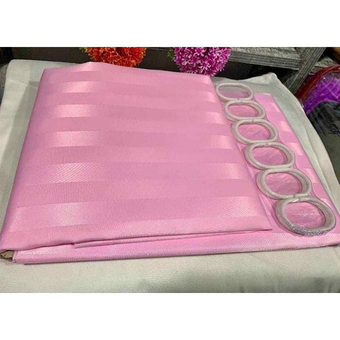 EXECUTIVE Heavy Fabric Shower Curtain, Waterproof Bathroom Shower Curtain Diamond Design With Hooks Fabric Shower Curtain, Washable Modern Design 180x200cm + 12 Hook