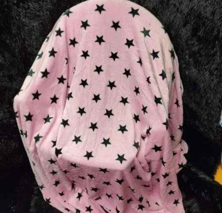 Ultra Soft 6x6 Pattern Fleece Throw Blanket – Warm, Lightweight & Cozy for Bed or Sofa