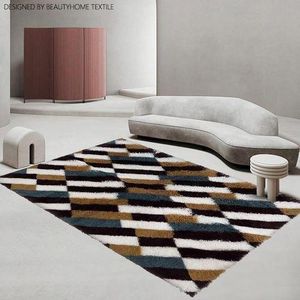5 By 8 (160*200cm) Soft Fluffy  Pattern Carpets Non-slip Rugs Floor Mat