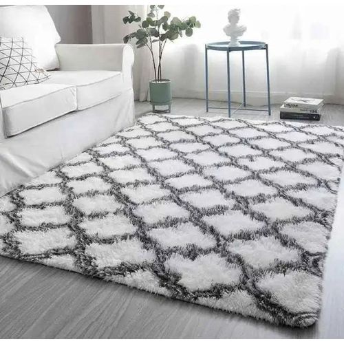 5 By 8 (160*200cm) Soft Fluffy  Pattern Carpets Non-slip Rugs Floor Mat