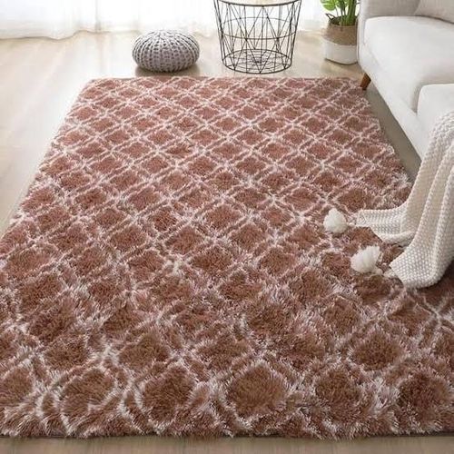 5 By 8 (160*200cm) Soft Fluffy  Pattern Carpets Non-slip Rugs Floor Mat