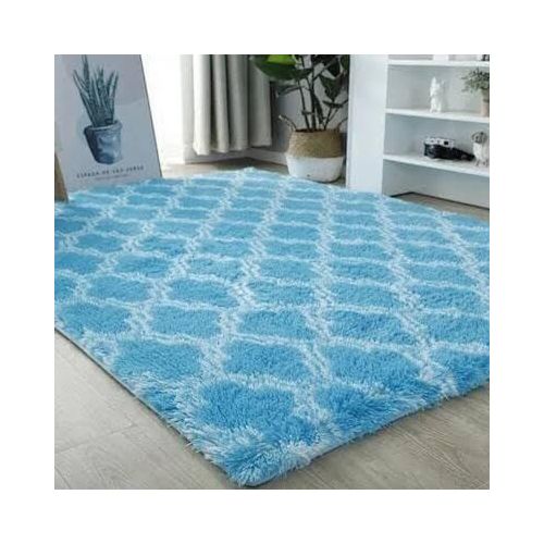 5 By 8 (160*200cm) Soft Fluffy  Pattern Carpets Non-slip Rugs Floor Mat