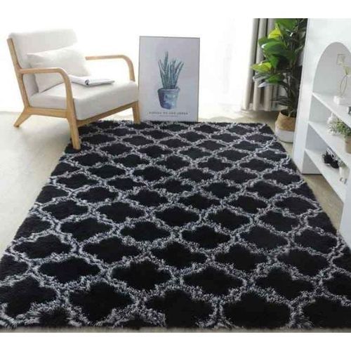 5 By 8 (160*200cm) Soft Fluffy  Pattern Carpets Non-slip Rugs Floor Mat