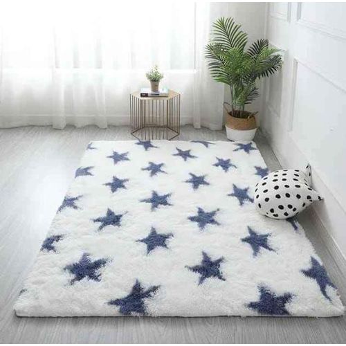 5 By 8 (160*200cm) Soft Fluffy  Pattern Carpets Non-slip Rugs Floor Mat