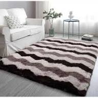 5 By 8 (160*200cm) Soft Fluffy  Pattern Carpets Non-slip Rugs Floor Mat
