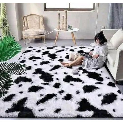 5 By 8 (160*200cm) Soft Fluffy  Pattern Carpets Non-slip Rugs Floor Mat