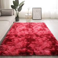 5 By 8 (160*200cm) Soft Fluffy  Pattern Carpets Non-slip Rugs Floor Mat