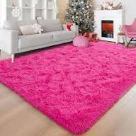 Plain 5 By 8 (160*200cm) Soft Fluffy  Patches Carpets Non-slip Rugs Floor Mat