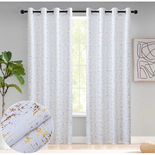 3pcs Marble  Velvet Curtains comes as 2 curtains 1.5M each and 1 Sheer 3M Height 2.5M Window or Door Curtain