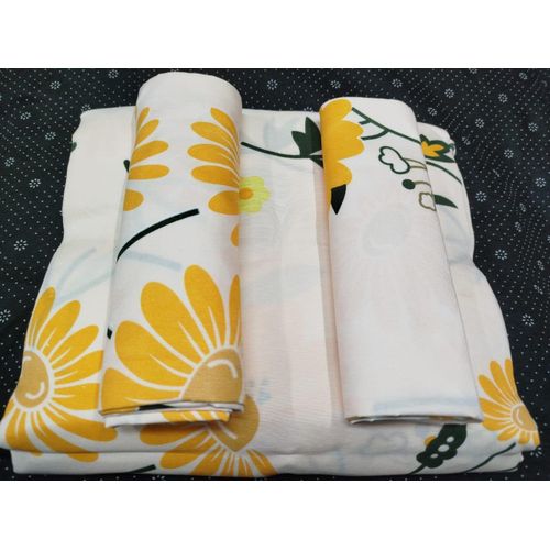 Quality Cotton Bed Sheet Set, 2 Flat Bedsheets & 2 Pillow Cases-5x6