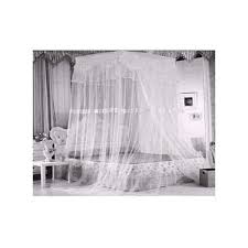 Top Square Mosquito Net Free Size For Double Decker And All Types Of Beds-Box Top White Mosquito Net