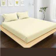 Top Side Cover Waterproof Mackintosh Mattress Protector (Non-Quilted) with Elastic Ends-Cream White