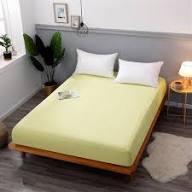 Top Side Cover Waterproof Mackintosh Mattress Protector (Non-Quilted) with Elastic Ends-Cream White