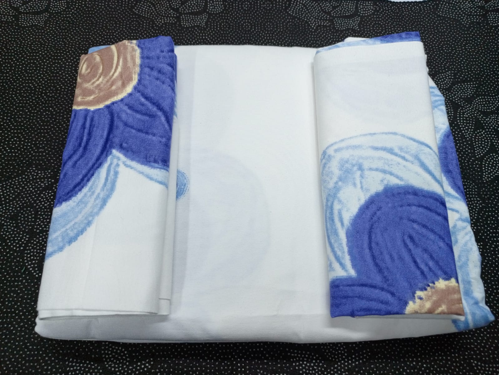Quality Cotton Bed Sheet Set, 2 Flat Bedsheets & 2 Pillow Cases-5x6