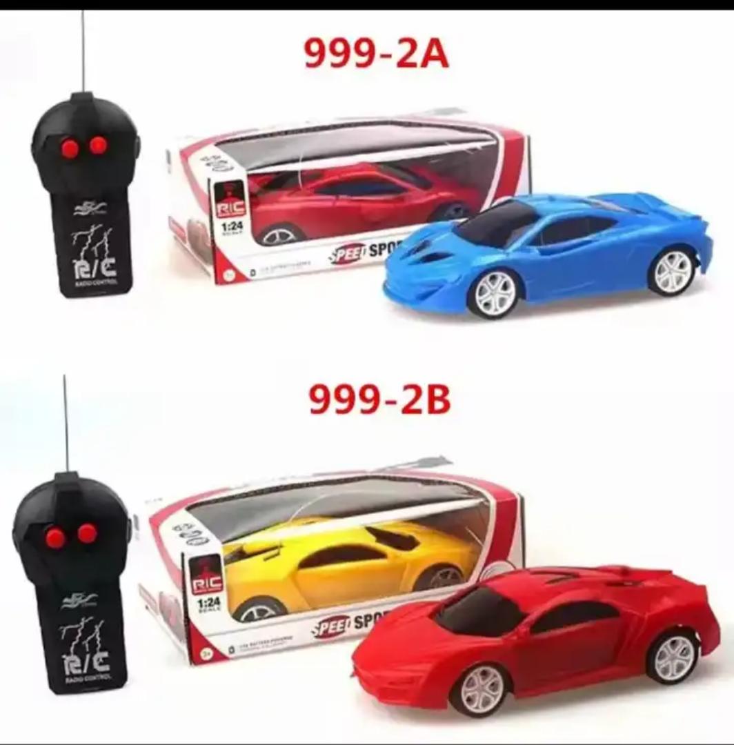 RC Car Toy Remote Control Car for Kids - 2.4GHz RC Car Toy with Double Sided Driving, LED Lights, Anti-Crash Design - Gift for Boys and Girls