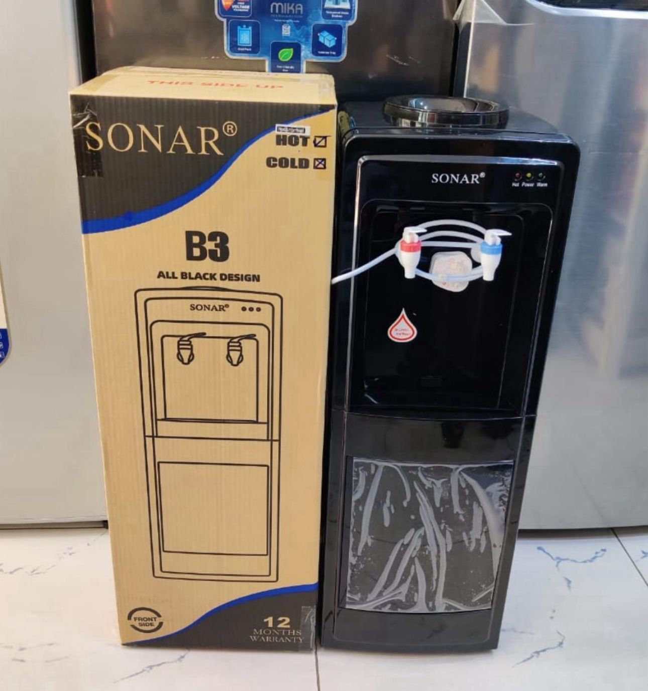 SONAR B3 Hot & Normal Water Dispenser 💧 | Dual Temperature 🔥❄️ | Top Load Design 🧊 | Energy-Saving & Durable ⚡ | Ideal for Home & Office 🏠✨