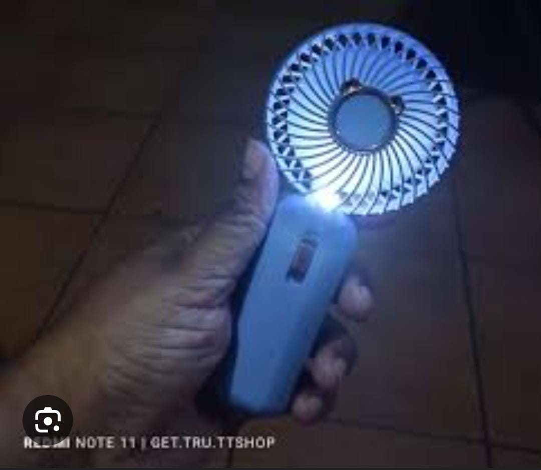 🪄✨ Handheld Rechargeable Mini Fan 🌬️💨 | 2-Speed ⚡, 2-Gear ⚙️ | Round Head Design 🔵 | Portable Personal Fan 🧊 | 4 Colors 🌈 Available 🎨