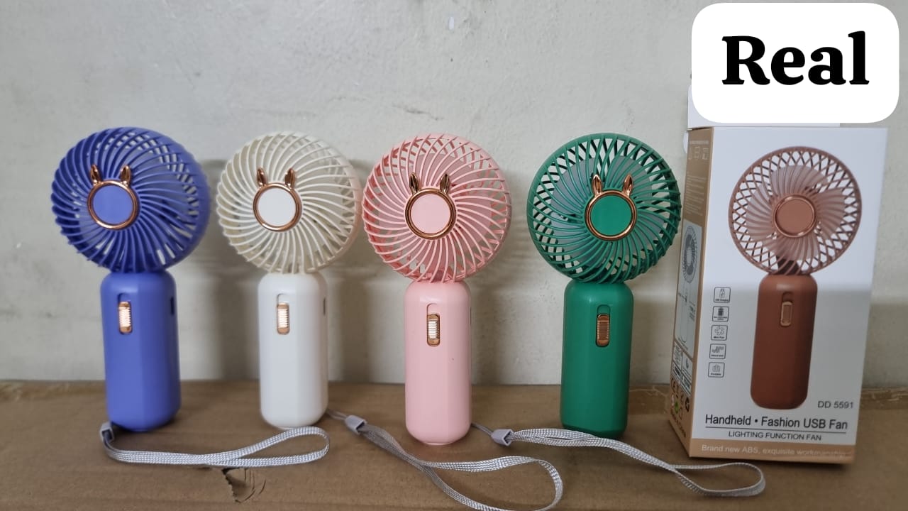 🪄✨ Handheld Rechargeable Mini Fan 🌬️💨 | 2-Speed ⚡, 2-Gear ⚙️ | Round Head Design 🔵 | Portable Personal Fan 🧊 | 4 Colors 🌈 Available 🎨