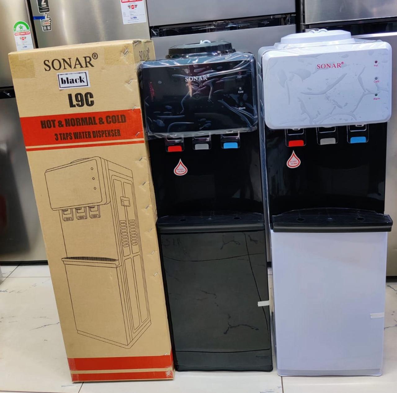 💧 SONAR L9C Hot, Cold & Normal Water Dispenser 🔥❄💧 | 3 Temperature Modes 🌡 | Stainless Steel & ABS Body 🏠 | Energy Efficient ⚡ | Safe & Easy Operation 🫧