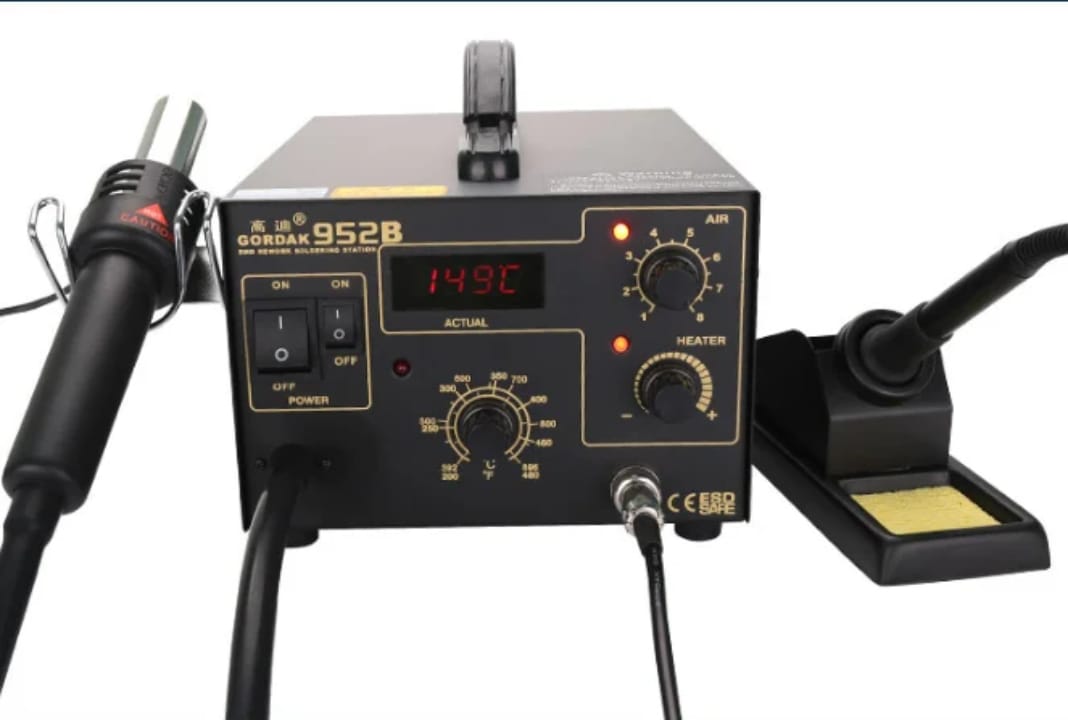 GORDAK 952B Hot Gun Soldering Station With LED Display Rework Station