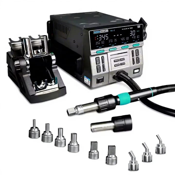 [PROFESSIONAL TOOL] IParts Sugon 8650Pro Curve Edition 1300W Intelligent Digital Hot Air Gun BGA Desoldering Rework Station Mobile Phone Repair Tool