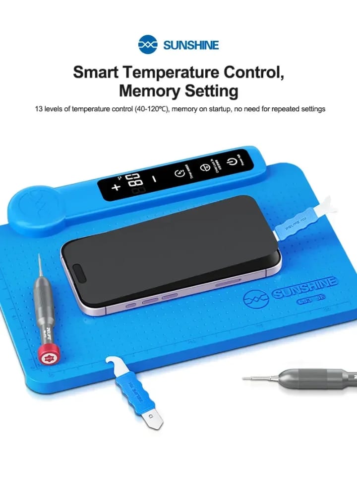 SUNSHINE LS3 SE LCD Screen Separator Machine 100W 40-120°C Adjustable Temperature with Timer for Phone and Watch Repair Tool