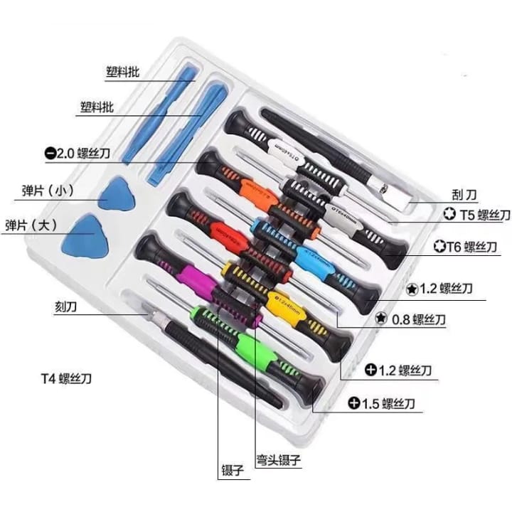 Mini Multifunctional Screwdriver Set for Hardware Repair Precise Customized OEM Plastic Mobile Phone Repair Tool