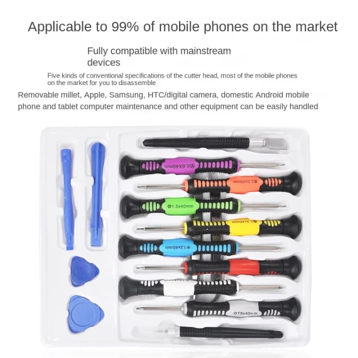 Mini Multifunctional Screwdriver Set for Hardware Repair Precise Customized OEM Plastic Mobile Phone Repair Tool