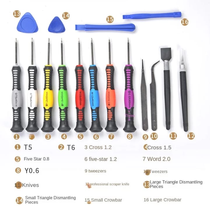 Mini Multifunctional Screwdriver Set for Hardware Repair Precise Customized OEM Plastic Mobile Phone Repair Tool