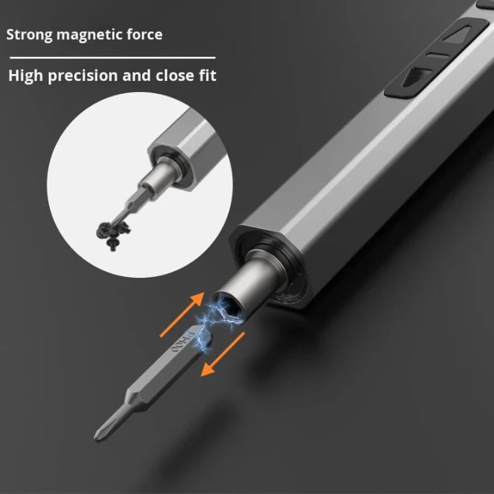 11 in 1 Battery Cordless Precision Electric Screwdriver Kit Mini Tools Set With Magnetic Bits for Phone Laptop Power Screwdriver