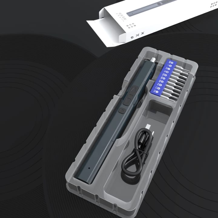 11 in 1 Battery Cordless Precision Electric Screwdriver Kit Mini Tools Set With Magnetic Bits for Phone Laptop Power Screwdriver