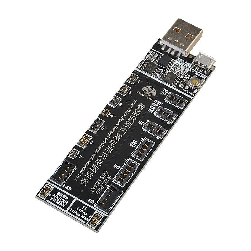 OSS W223 Pro V6 smart battery charging activation board for iPhone 5-15 Pro Max, Sansung, Huawei, Xiaomi, and other Android phones. C-001 Smart Charger Battery Activation Board For iPhone 5S-12 Pro