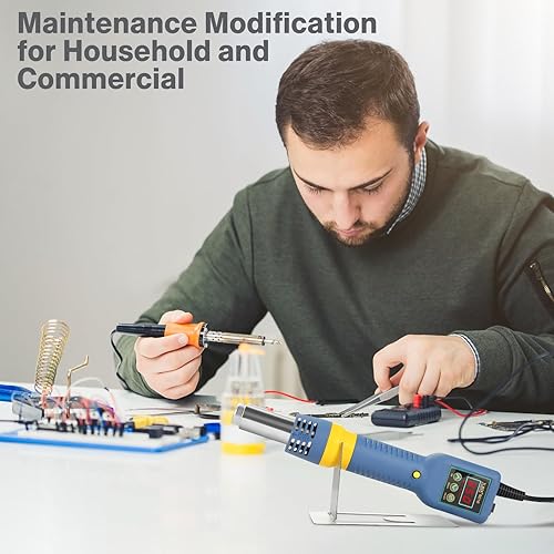 KADA 835D 8858i smd rework station Hot Air Gun Portable LED Display Rework Station Heat Gun Hair Dryer Temperature Adjustable Welding Station