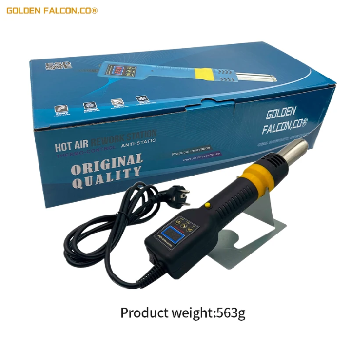 KADA 835D 8858i smd rework station Hot Air Gun Portable LED Display Rework Station Heat Gun Hair Dryer Temperature Adjustable Welding Station