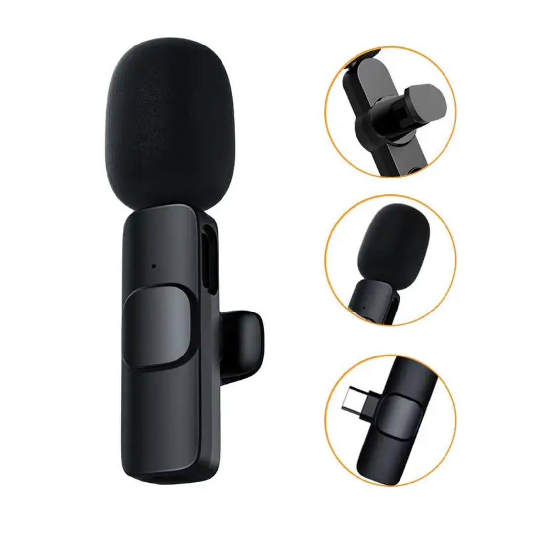 Wireless microphone, Content creators Wireless microphone  supports phones, tablet, notebook