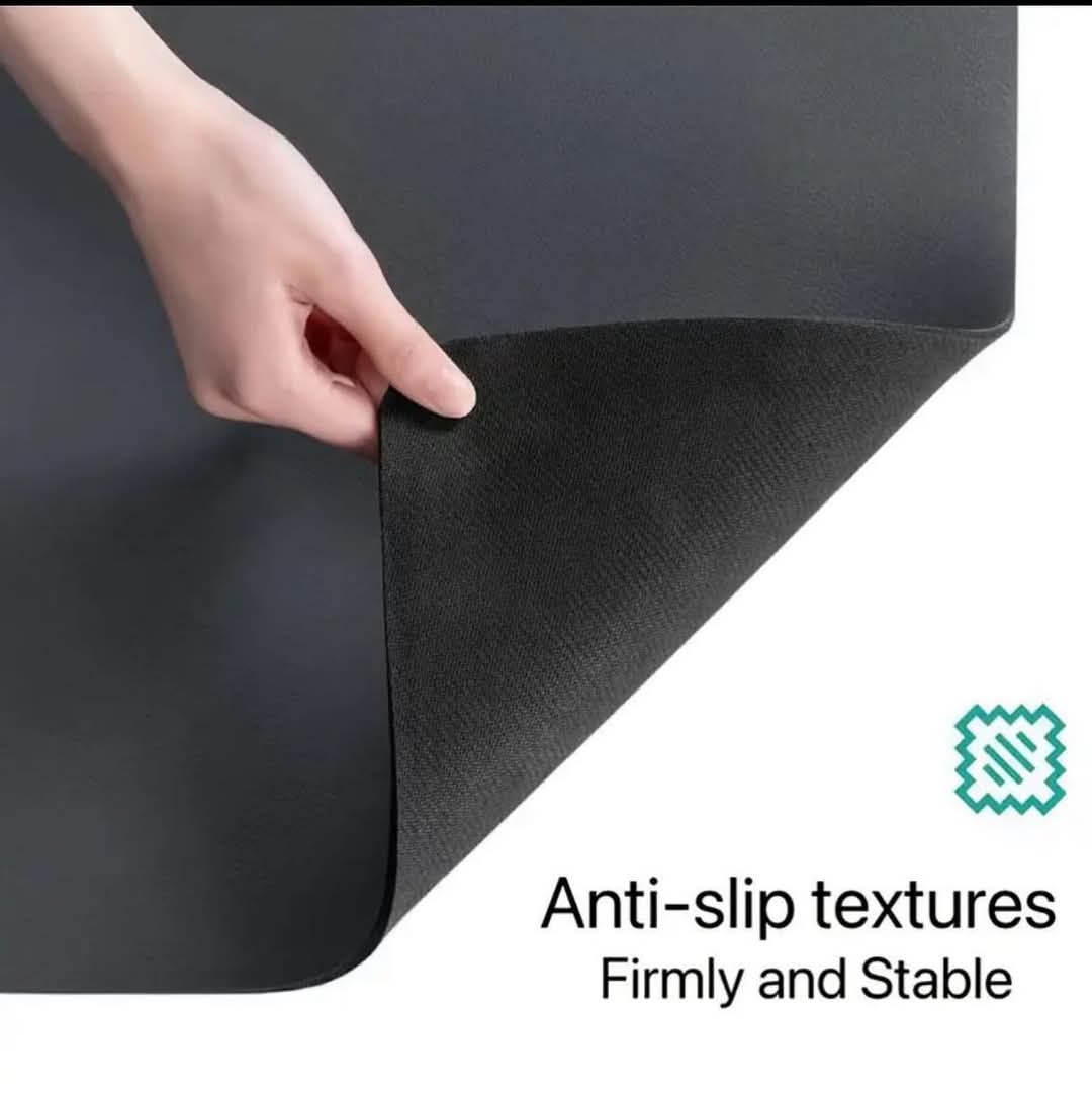 Super Absorbent Nonslip Drain Dish Drying Mat Kitchen Accessories