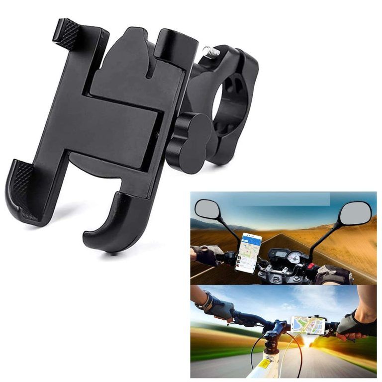 Bike Phone Mount Holder 360° Adjustable Aluminum Phoneclamp