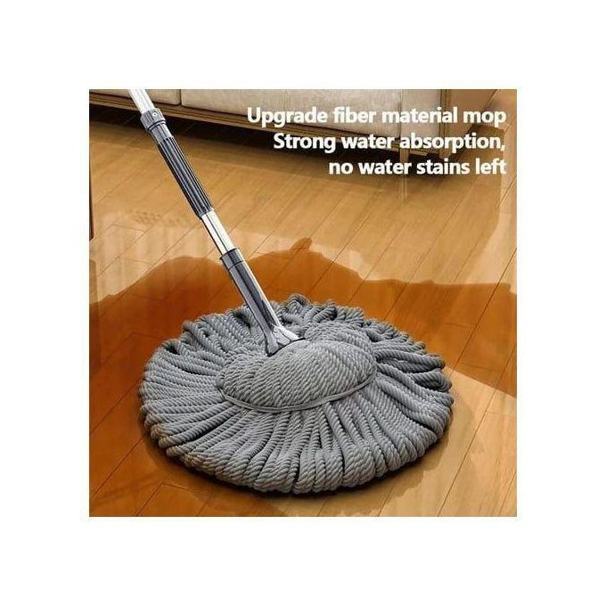Self Wringing Squeeze Twist Mop Microfiber Twisting Mop Extendable Stainless Steel Handle