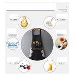 Hand-Wiping Kitchen Household Cooking Apron Men Women Oil-Proof Waterproof Adult Waist Coffee Overalls Wipe Hand Apron