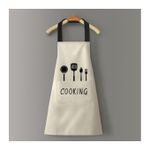 Hand-Wiping Kitchen Household Cooking Apron Men Women Oil-Proof Waterproof Adult Waist Coffee Overalls Wipe Hand Apron