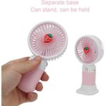 Rechargeable Portable Mini fan Hand Held With Phone Holder Minifan