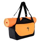 Waterproof Yoga Sports Bag for Gym Travel and Outdoor Activities Lightweight Durable Shoulder Tote with Multiple Compartments and Shoe Storage Ideal for Men and Women